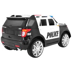 Masinuta electrică Ramiz SUV Police (White/Black) Thumb