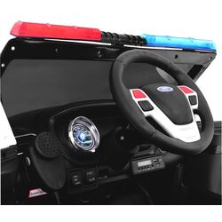 Masinuta electrică Ramiz SUV Police (White/Black) Thumb