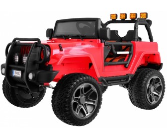 Masinuta electrică Ramiz The Monster Jeep 4x4 (Red)