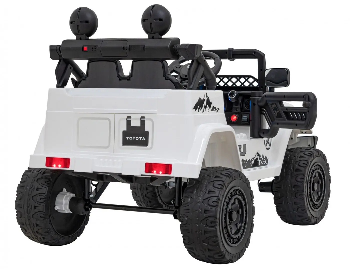 Masinuta electrica Ramiz Toyota FJ Cruiser (White)