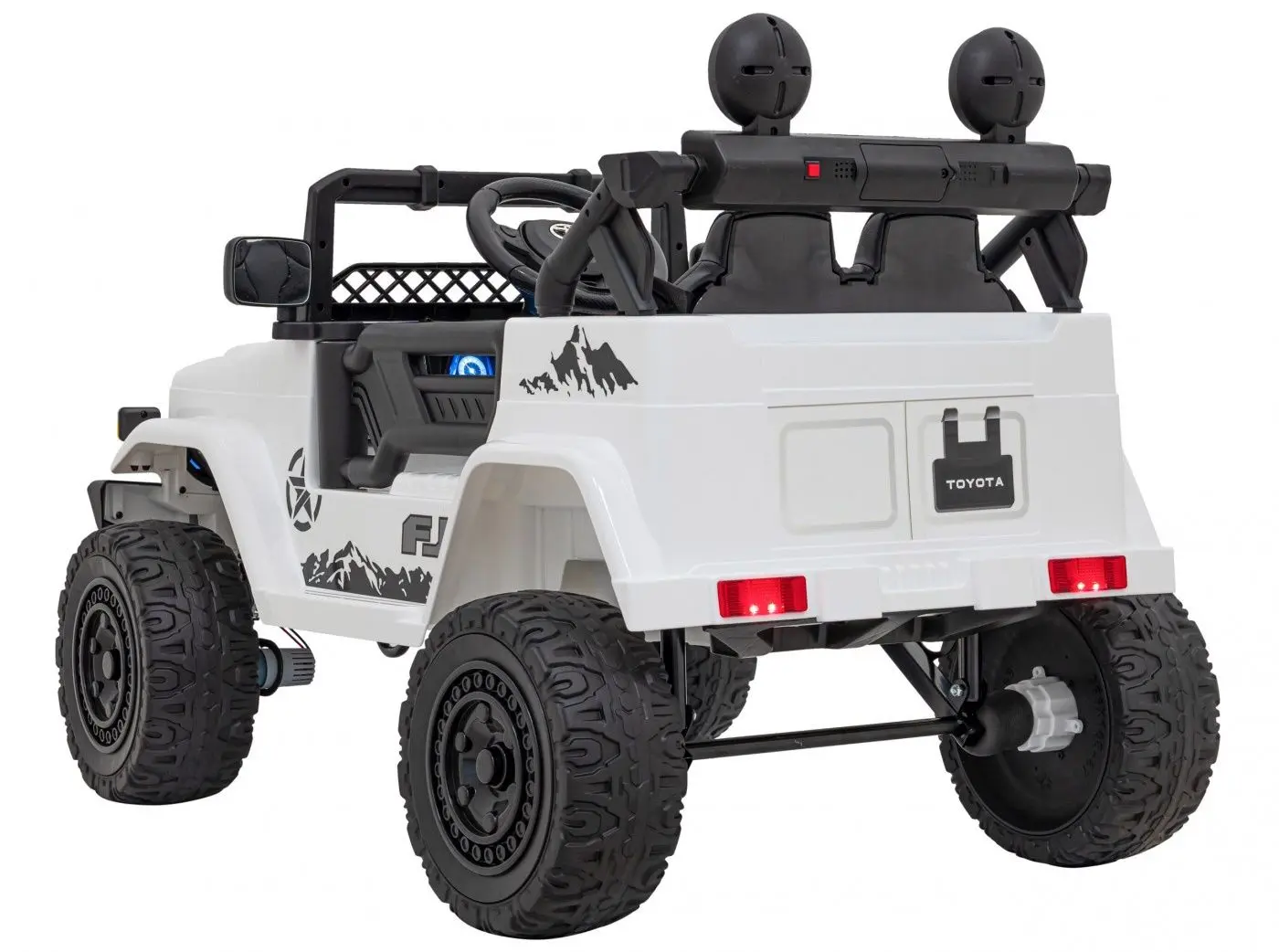 Masinuta electrica Ramiz Toyota FJ Cruiser (White)