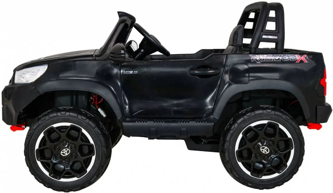 Maşinuţă electrică Ramiz Toyota Hillux (Black)