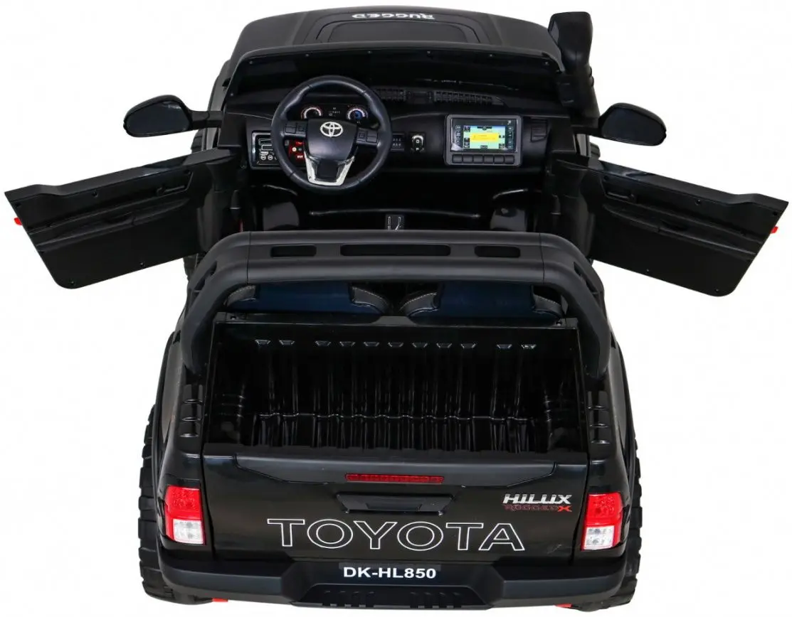 Maşinuţă electrică Ramiz Toyota Hillux (Black)