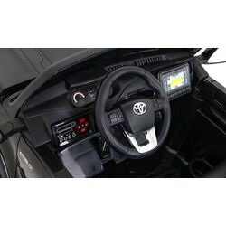 Maşinuţă electrică Ramiz Toyota Hillux (Black) Thumb