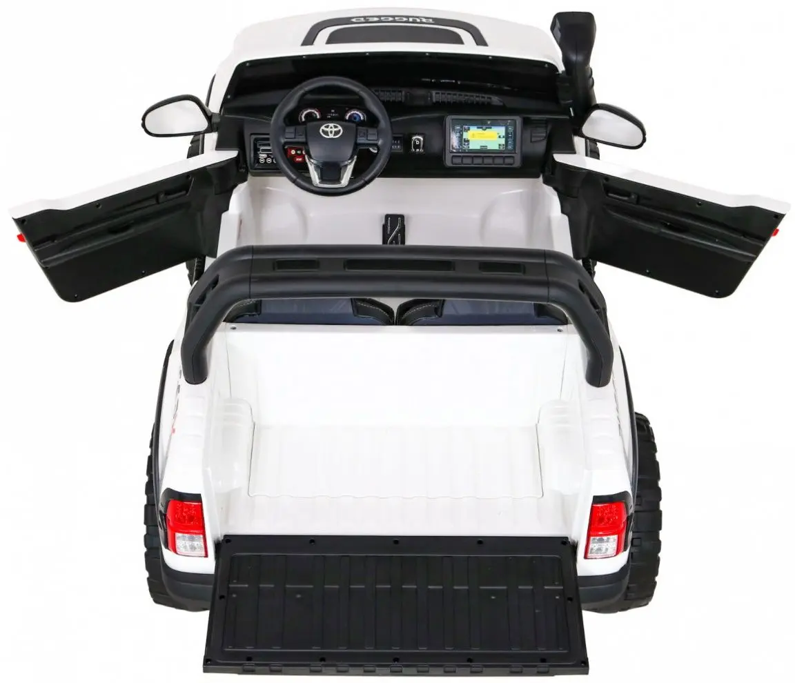 Электромобиль Ramiz Toyota Hillux (White/Black) - 5