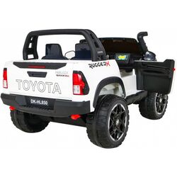 Электромобиль Ramiz Toyota Hillux (White/Black) Thumb