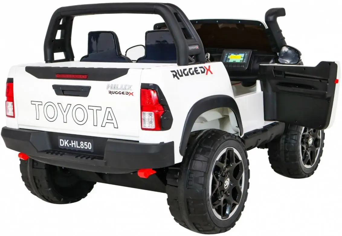 Электромобиль Ramiz Toyota Hillux (White/Black) - 6