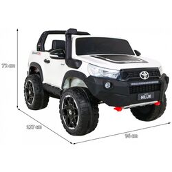 Электромобиль Ramiz Toyota Hillux (White/Black) Thumb