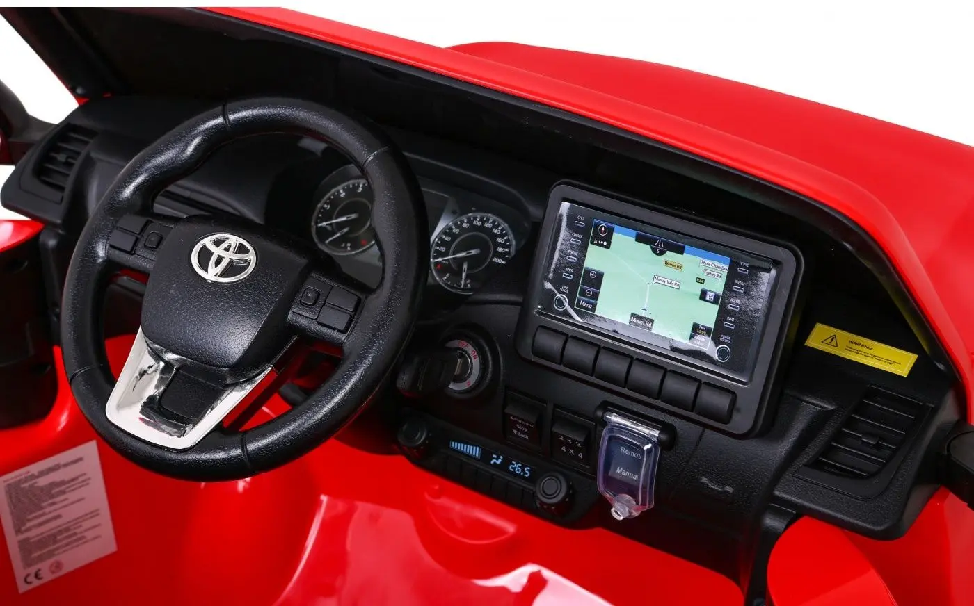 Masinuta electrica Ramiz Toyota Hilux (Red)