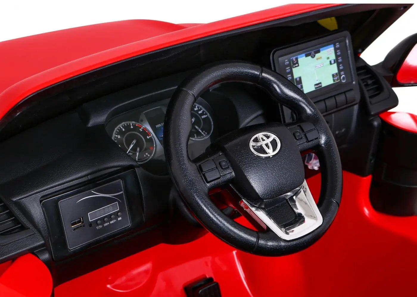 Masinuta electrica Ramiz Toyota Hilux (Red)