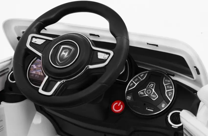 Masinuta electrica Ramiz Turbo-S (White)