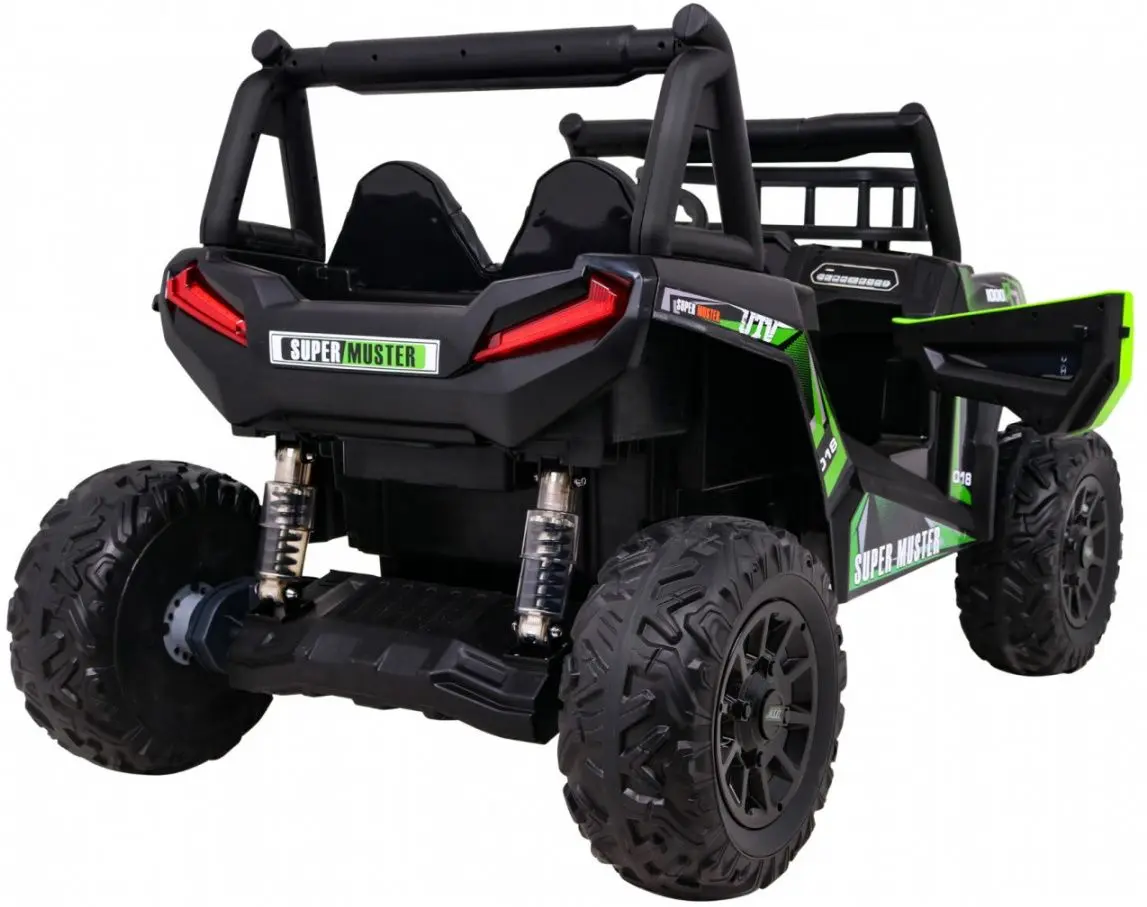 Maşinuţă electrică Ramiz UTV Buggy (Black/Green)