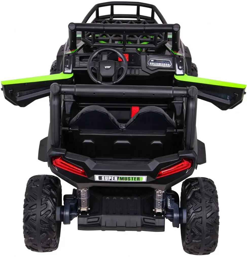 Maşinuţă electrică Ramiz UTV Buggy (Black/Green)