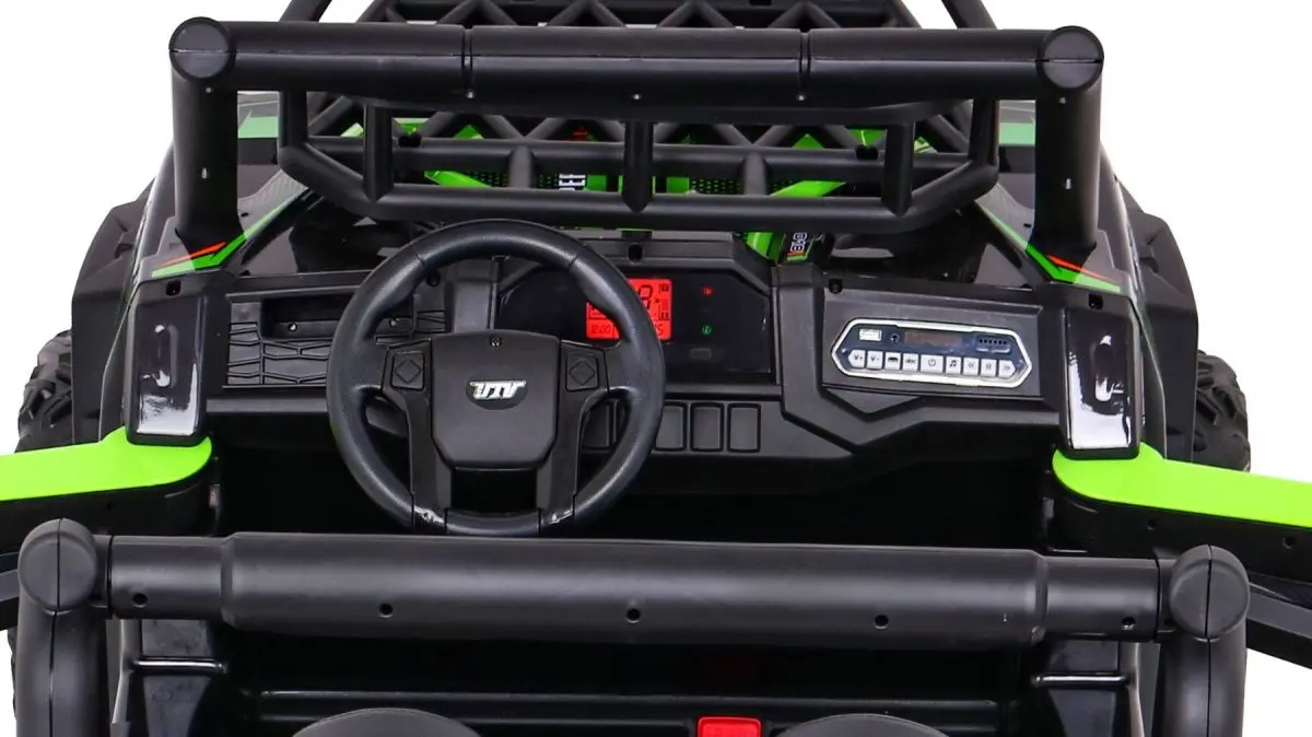Maşinuţă electrică Ramiz UTV Buggy (Black/Green)