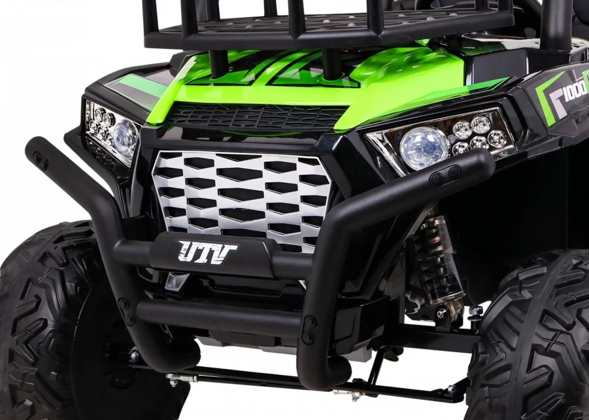Maşinuţă electrică Ramiz UTV Buggy (Black/Green)