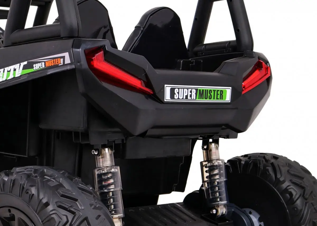 Maşinuţă electrică Ramiz UTV Buggy (Black/Green)