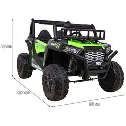 Maşinuţă electrică Ramiz UTV Buggy (Black/Green) Thumb