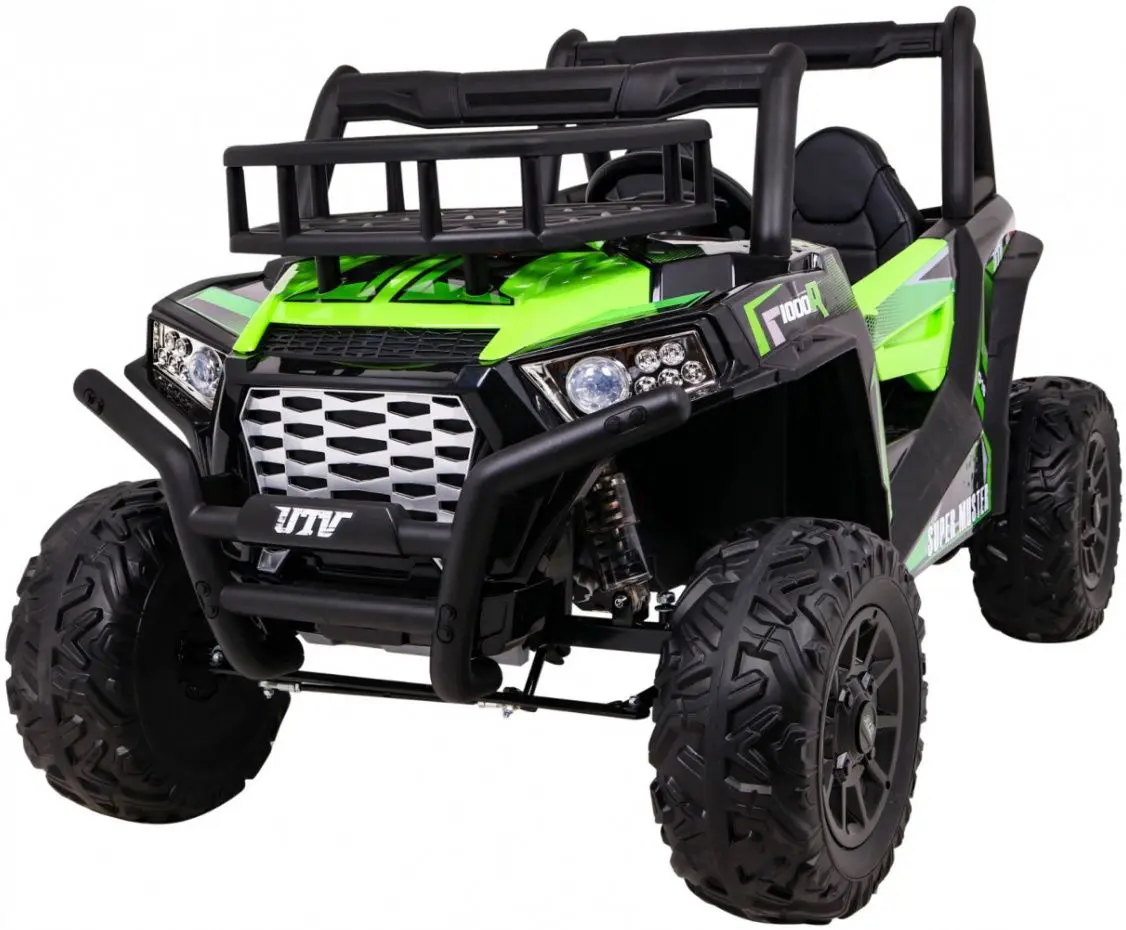 Maşinuţă electrică Ramiz UTV Buggy (Black/Green)