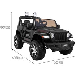 Masinuta electrica Ramiz Wrangler Rubicon (Black) Thumb