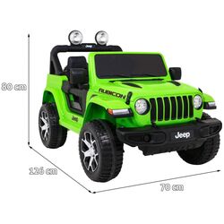 Masinuta electrica Ramiz Wrangler Rubicon (Green) Thumb