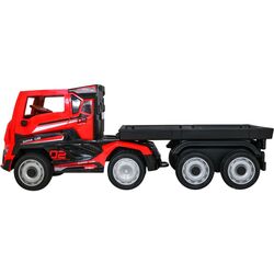 Maşinuţă electrică cu remorcă Ramiz Super Truck (Red/Black) Thumb