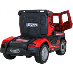 Maşinuţă electrică cu remorcă Ramiz Super Truck (Red/Black) Thumb