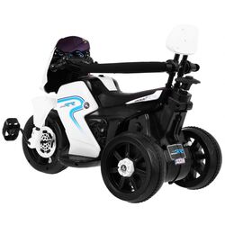 Электромотоцикл 2в1 Ramiz Pusher (White) Thumb