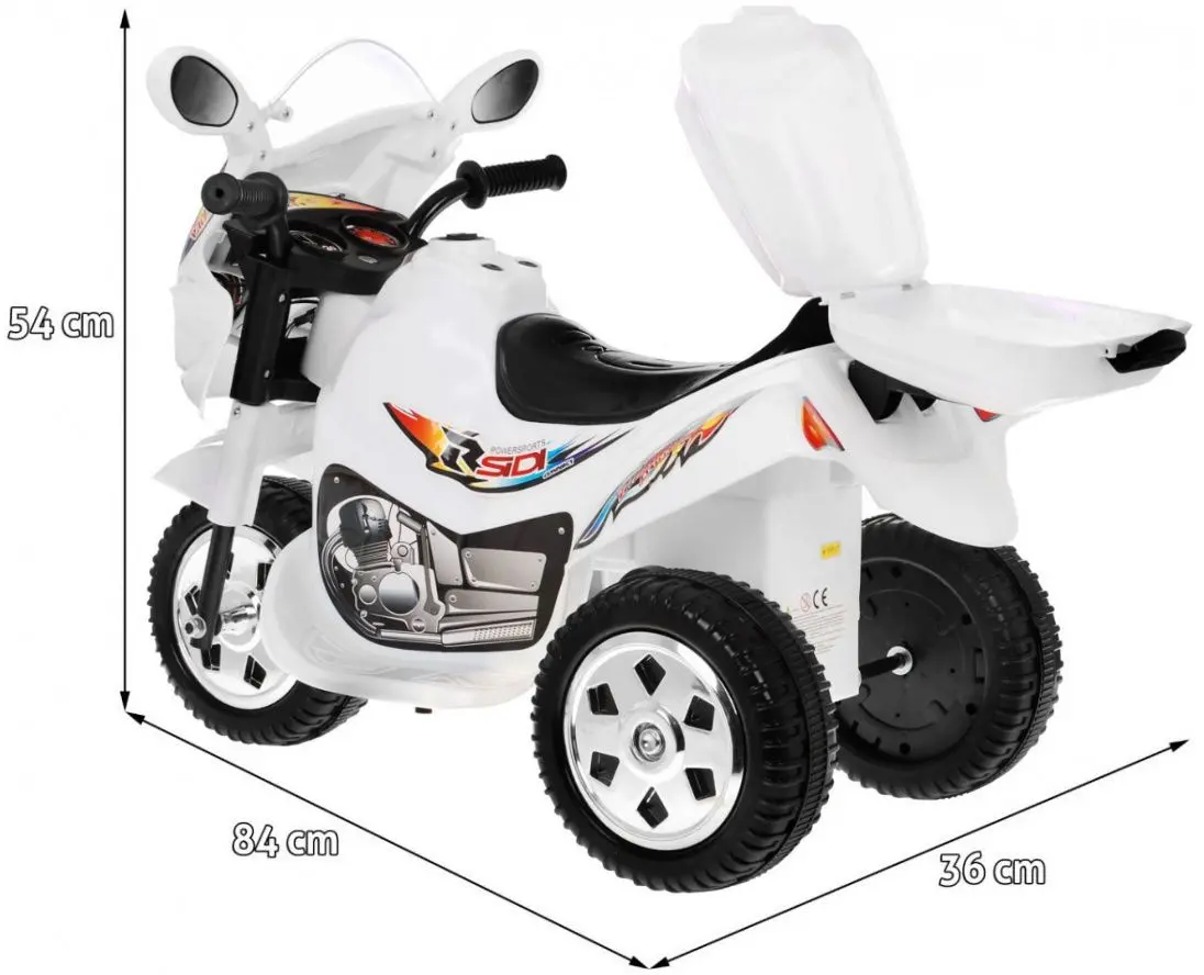 Motocicletă electrică Ramiz BJX-088 (White/Black)