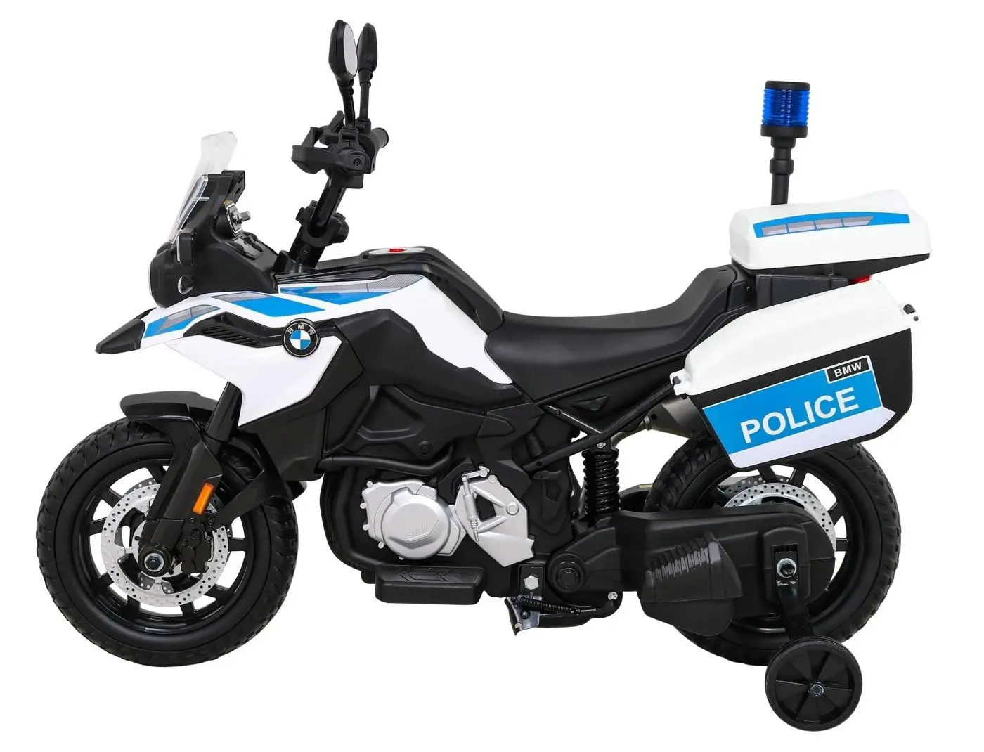 Motocicletă electrică Ramiz BMW F850 GS Police (White/Blue)