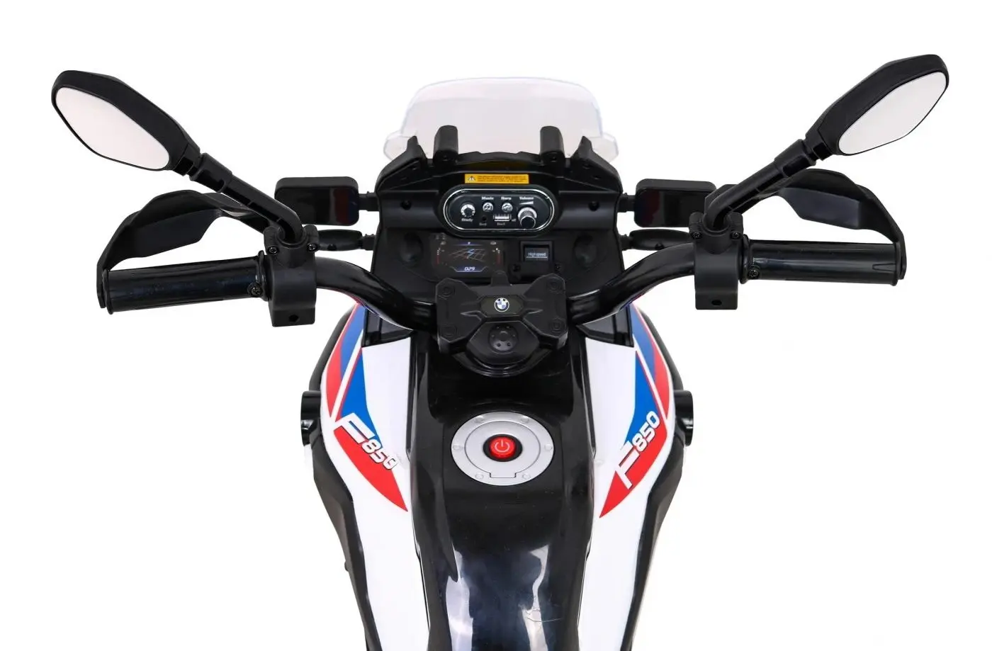 Электромотоцикл Ramiz BMW F850 GS (White) - 4
