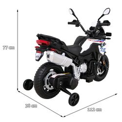 Электромотоцикл Ramiz BMW F850 GS (White) Thumb