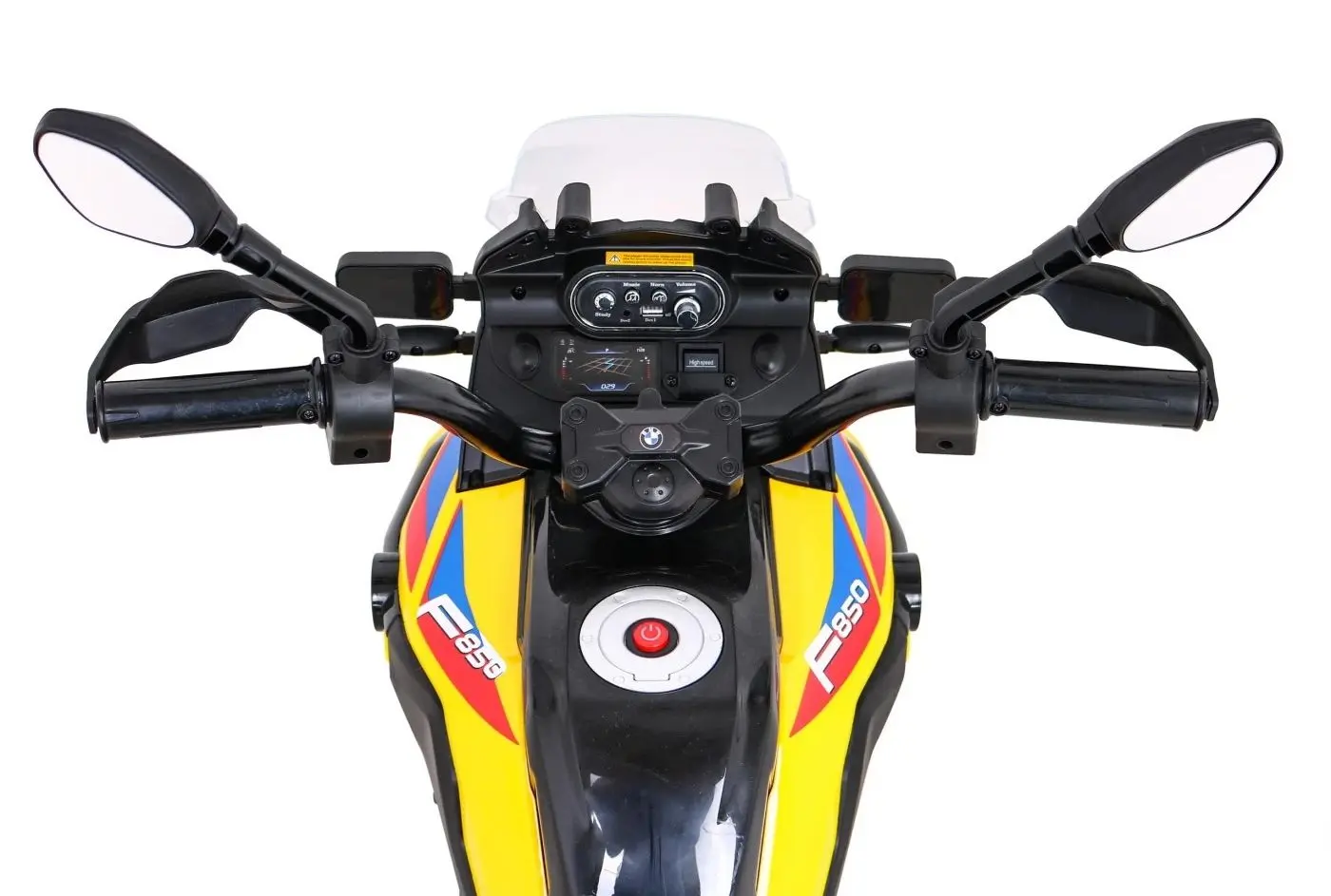 Motocicletă electrică Ramiz BMW F850 GS (Yellow)