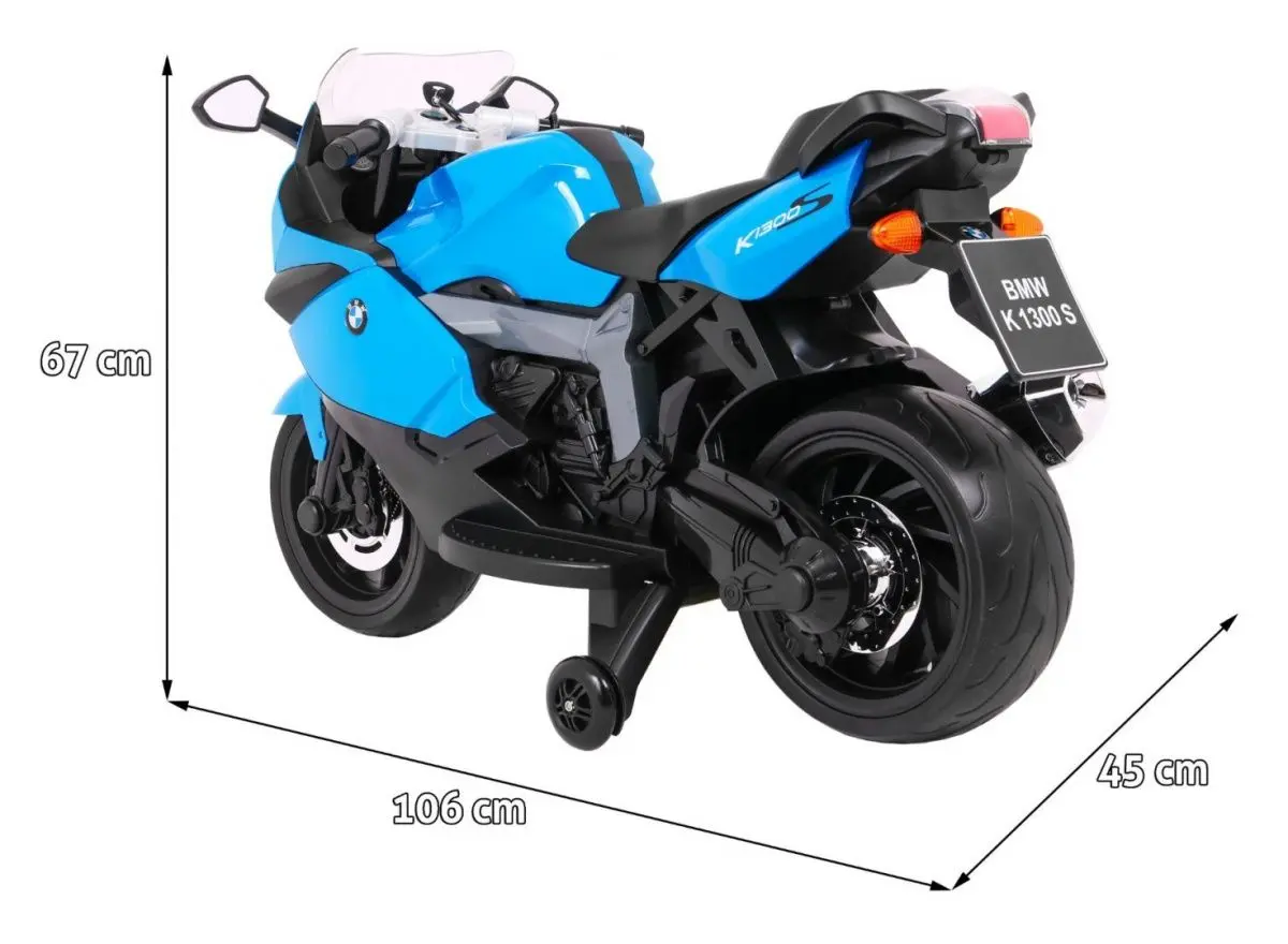 Motocicletă electrică Ramiz BMW K1300S (Blue) - 11