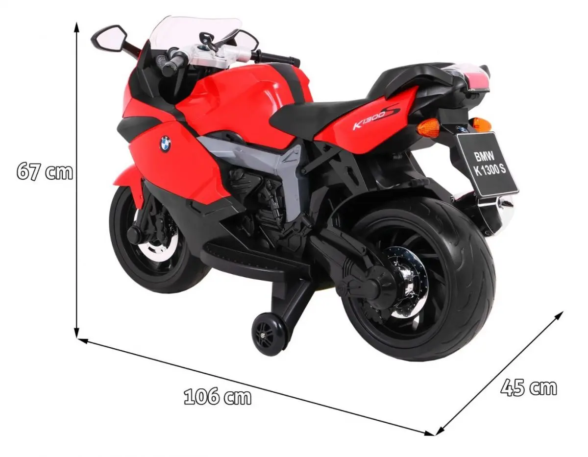 Motocicletă electrică Ramiz BMW K1300S (Red) - 10