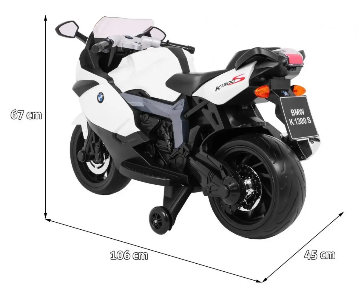 Motocicletă electrică Ramiz BMW K1300S (White) - 2