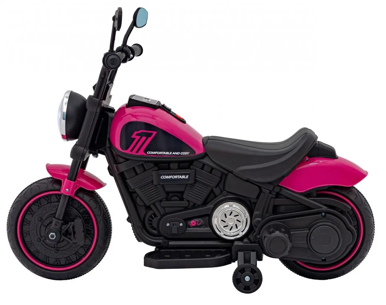 Motocicleta electrica Ramiz Chopper Faster (Pink)