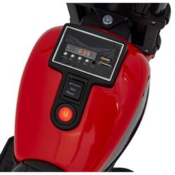 Motocicleta electrica Ramiz Chopper Faster (Red) Thumb