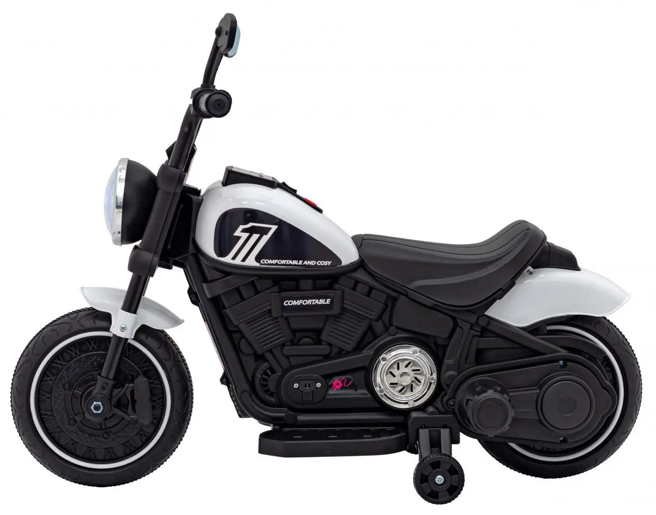 Motocicleta electrica Ramiz Chopper Faster (White)