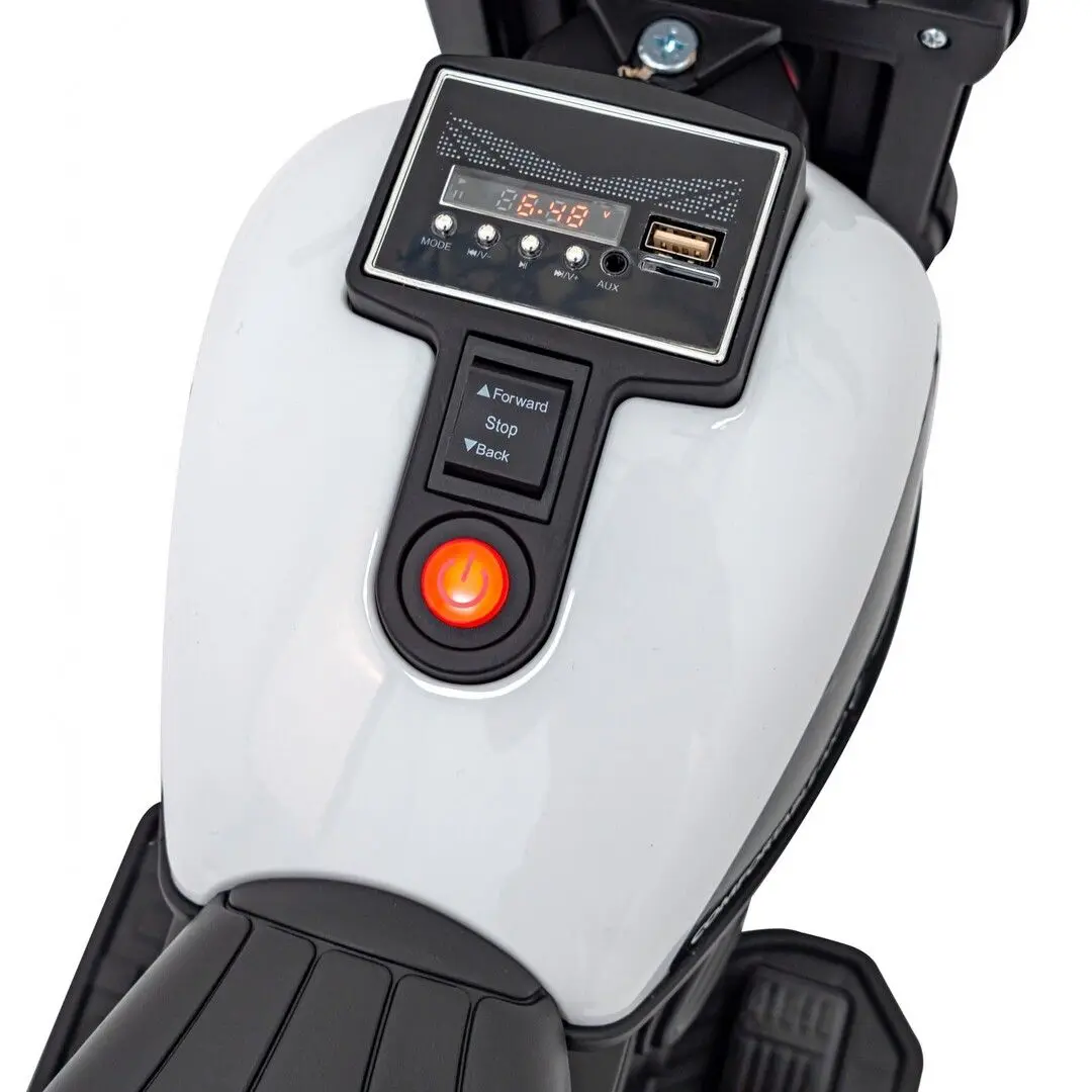 Motocicleta electrica Ramiz Chopper Faster (White)