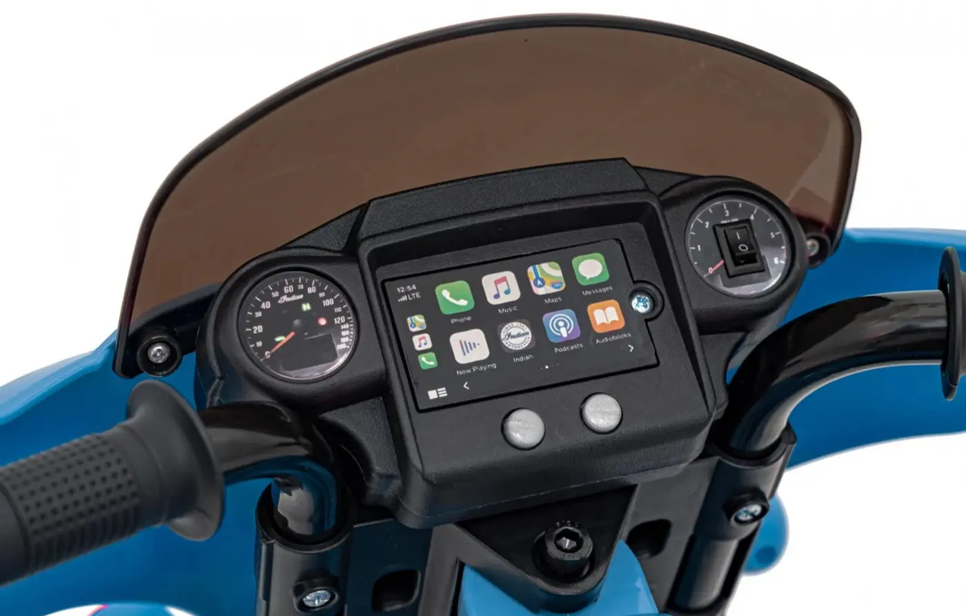 Электромотоцикл Ramiz Chopper Indian (Blue)