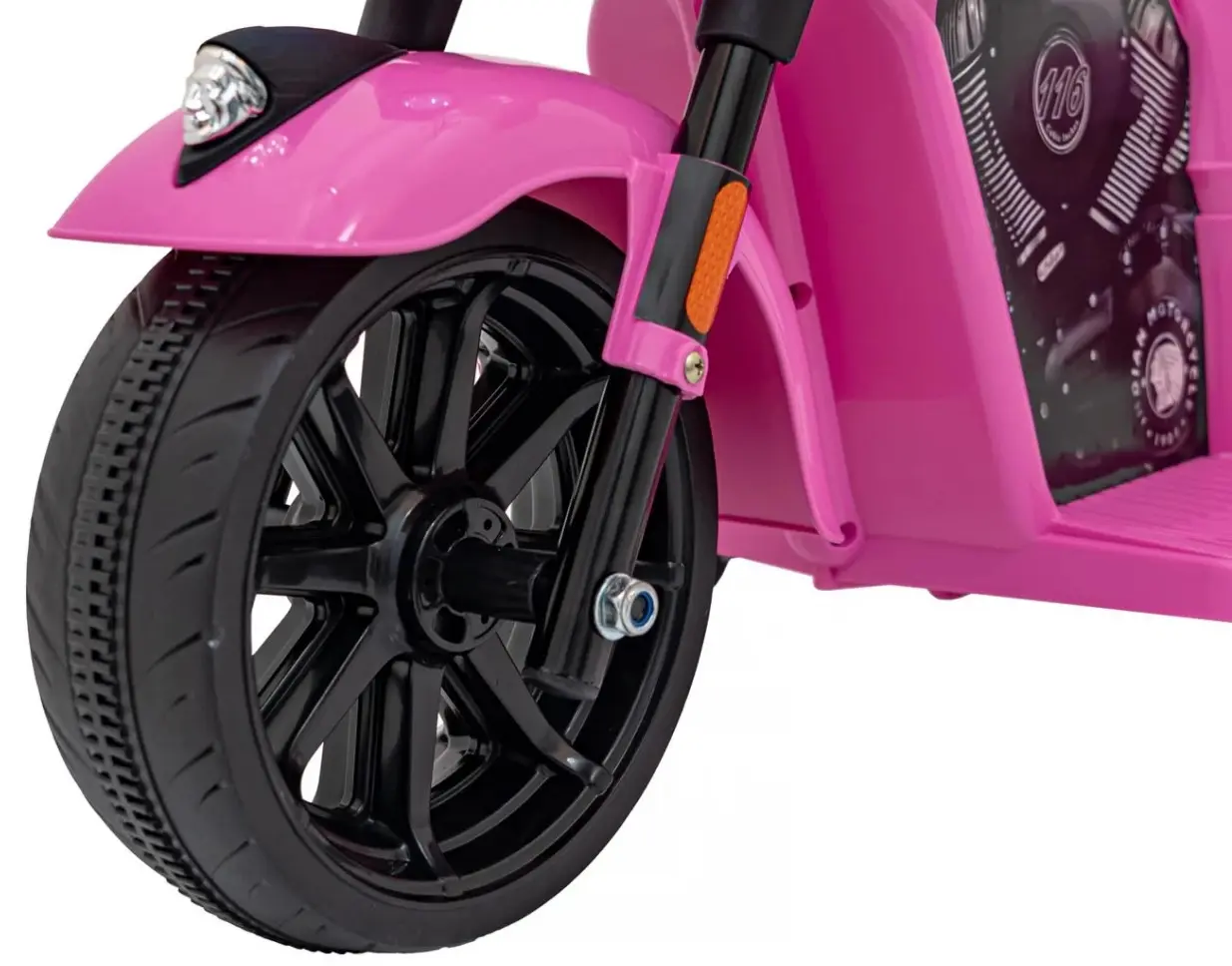 Motocicleta electrica Ramiz Chopper Indian (Pink)