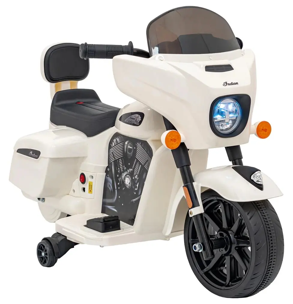 Motocicleta electrica Ramiz Chopper Indian (White)