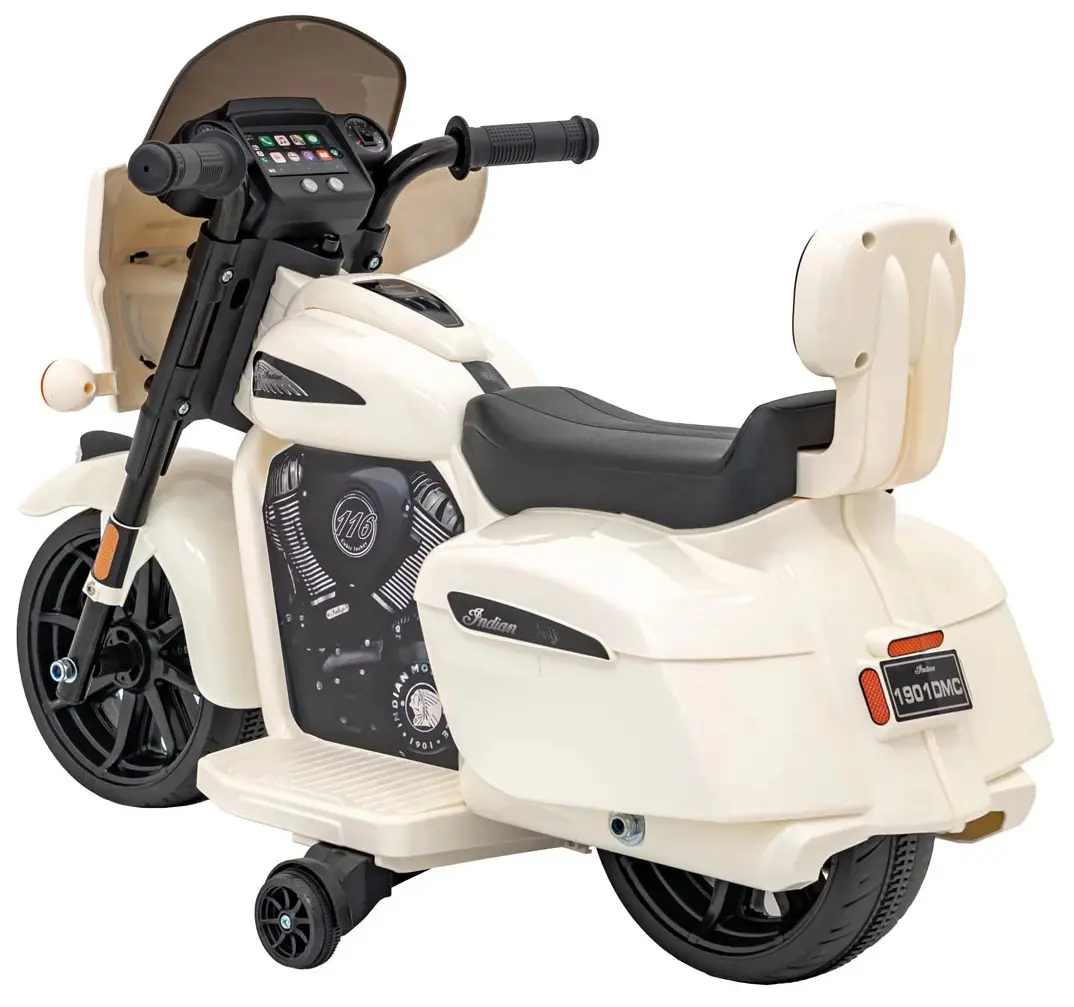 Motocicleta electrica Ramiz Chopper Indian (White)