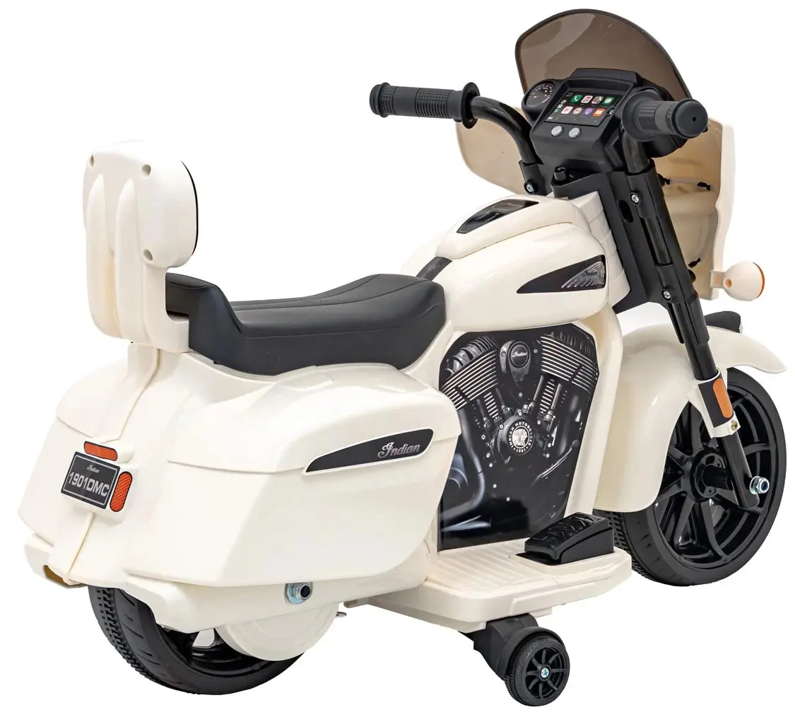 Motocicleta electrica Ramiz Chopper Indian (White)