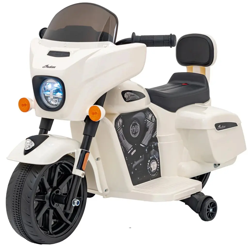 Motocicleta electrica Ramiz Chopper Indian (White)