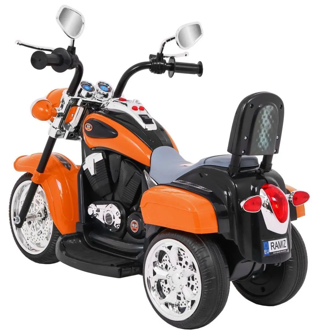 Motocicletă electrică Ramiz Chopper NightBike (Orange)