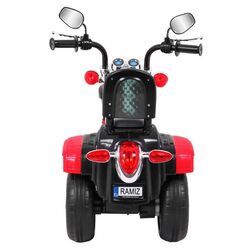 Motocicleta electrica Ramiz Chopper NightBike (Red) Thumb