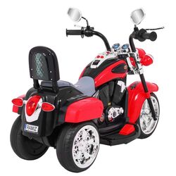 Motocicleta electrica Ramiz Chopper NightBike (Red) Thumb