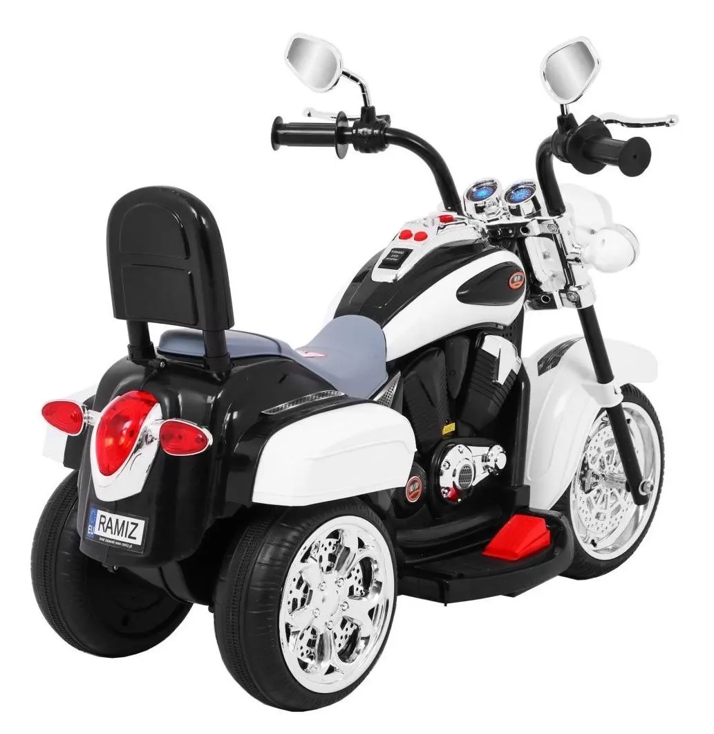 Motocicleta electrica Ramiz Chopper NightBike (White)