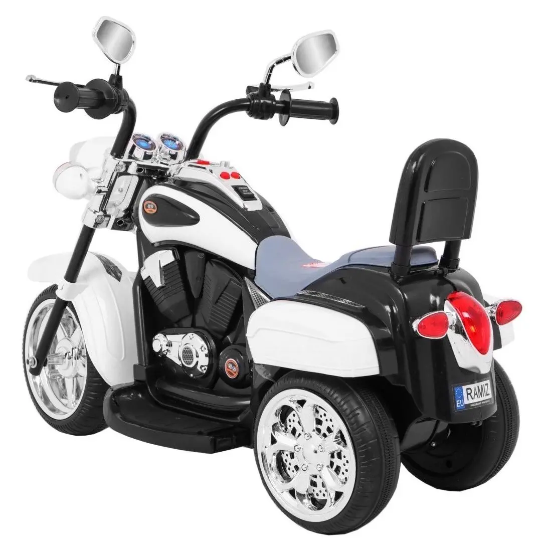 Motocicleta electrica Ramiz Chopper NightBike (White)
